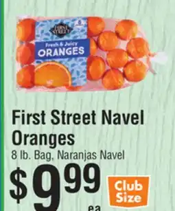 Smart & Final First Street Navel Oranges offer
