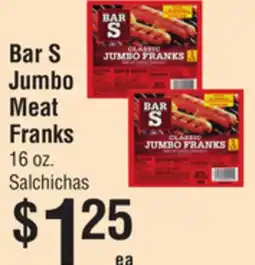 Smart & Final Bar S Jumbo Meat Franks offer