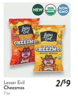 Fresh Thyme Lesser Evil Cheezmos offer
