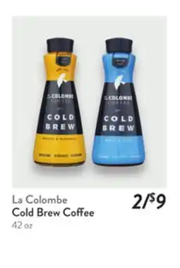 Fresh Thyme La Colombe Cold Brew Coffee offer