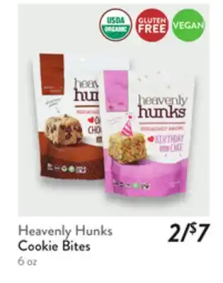 Fresh Thyme Heavenly Hunks Cookie Bites offer