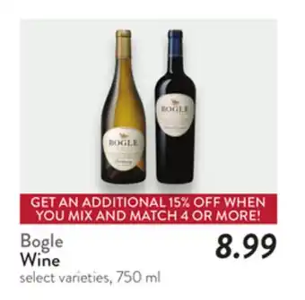 Fresh Thyme Bogle Wine offer