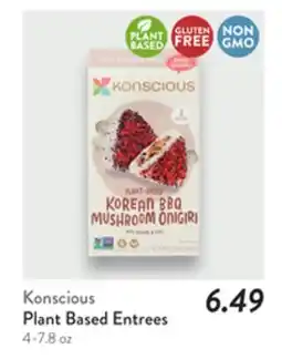 Fresh Thyme Konscious Plant Based Entrees offer