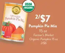 Fresh Thyme Pumpkin Pie Mix offer
