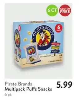 Fresh Thyme Pirate Brands Multipack Puffs Snacks offer