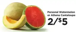 Food 4 Less Personal Watermelon or Athena Cantaloupe offer