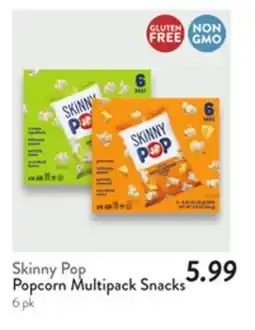 Fresh Thyme Skinny Pop Popcorn Multipack Snacks offer