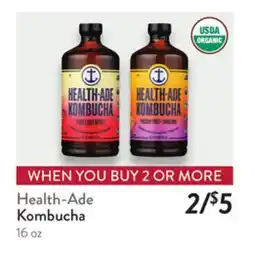 Fresh Thyme Health-Ade Kombucha offer