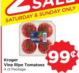 Food 4 Less Kroger Vine Ripe Tomatoes offer