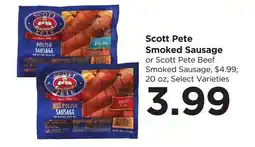 Food 4 Less Scott Pete Smoked Sausage offer