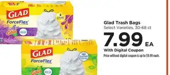 Food 4 Less Glad Trash Bags offer