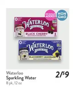 Fresh Thyme Waterloo Sparkling Water offer