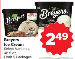 Food 4 Less Breyers Ice Cream offer