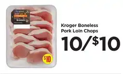 Food 4 Less Kroger Boneless Pork Loin Chops offer