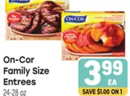 Tony’s Fresh Market On-Cor Family Size Entrees offer