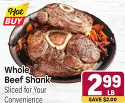 Tony’s Fresh Market Whole Beef Shank offer