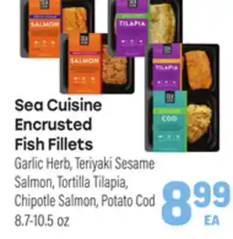 Tony’s Fresh Market Sea Cuisine Encrusted Fish Fillets offer