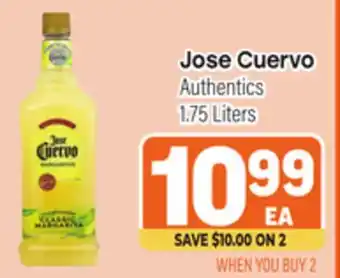 Tony’s Fresh Market Jose Cuervo Authentics offer