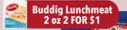 Tony’s Fresh Market Buddig Lunchmeat offer