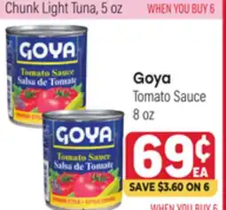 Tony’s Fresh Market Goya Tomato Sauce offer