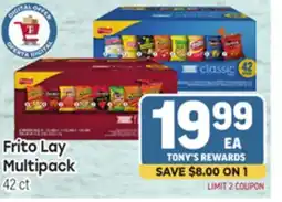 Tony’s Fresh Market Frito Lay Multipack offer
