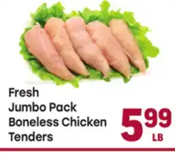 Tony’s Fresh Market Fresh Jumbo Pack Boneless Chicken Tenders offer