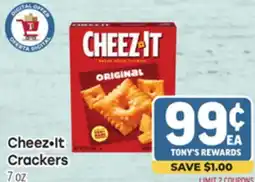 Tony’s Fresh Market Cheez It Crackers offer