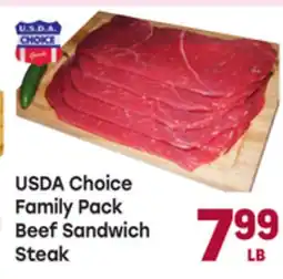 Tony’s Fresh Market USDA Choice Family Pack Beef Sandwich Steak offer