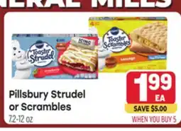 Tony’s Fresh Market Pillsbury Strudel or Scrambles offer