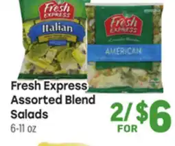 Tony’s Fresh Market Fresh Express Assorted Blend Salads offer