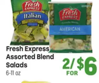 Tony’s Fresh Market Fresh Express Assorted Blend Salads offer