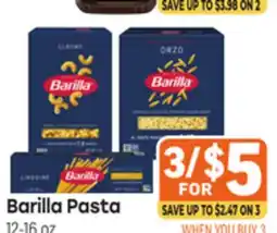 Tony’s Fresh Market Barilla Pasta offer
