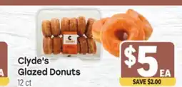 Tony’s Fresh Market Clyde's Glazed Donuts offer