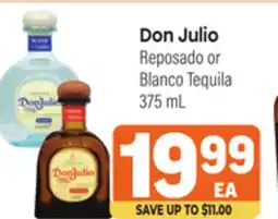 Tony’s Fresh Market Don Julio Reposado or Blanco Tequila offer