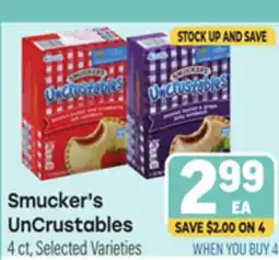 Tony’s Fresh Market Smucker's UnCrustables offer