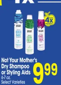 Jewel-Osco Not Your Mother's Dry Shampoo or Styling Aids offer