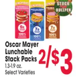 Jewel-Osco Oscar Mayer Lunchable Stack Packs offer