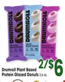 Jewel-Osco Drumroll Plant Based Protein Glazed Donuts offer