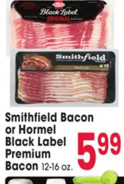 Jewel-Osco Smithfield Bacon or Hormel or Hormel Black Label Black Label Premium Premium Bacon Bacon offer