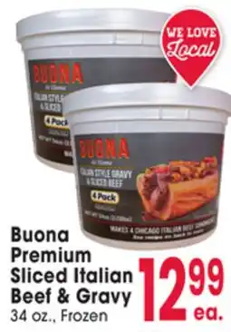 Jewel-Osco Buona Premium Sliced Italian Beef & Gravy offer