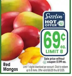 Jewel-Osco Red Mangos offer