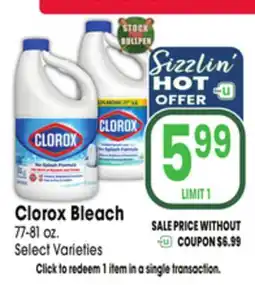 Jewel-Osco Clorox Bleach offer