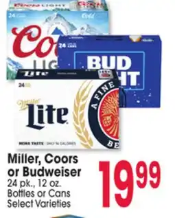 Jewel-Osco Miller, Coors or Budweiser or Budweiser offer