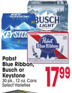 Jewel-Osco Pabst Blue Ribbon, Blue Ribbon, Busch or Busch or Keystone offer