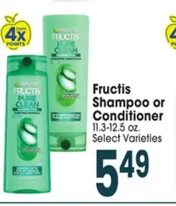 Jewel-Osco Fructis Shampoo or Shampoo or Conditioner offer
