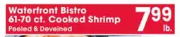 Jewel-Osco Waterfront Bistro 61-70 ct. Cooked Shrimp offer