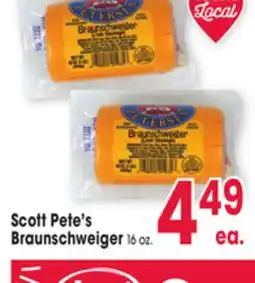 Jewel-Osco Scott Pete's Braunschweiger offer