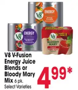 Jewel-Osco V8 V-Fusion Energy Juice Blends or Bloody Mary Mix offer