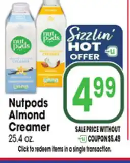 Jewel-Osco Nutpods Almond Creamer offer