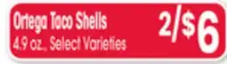 Jewel-Osco Ortega Taco Shells offer